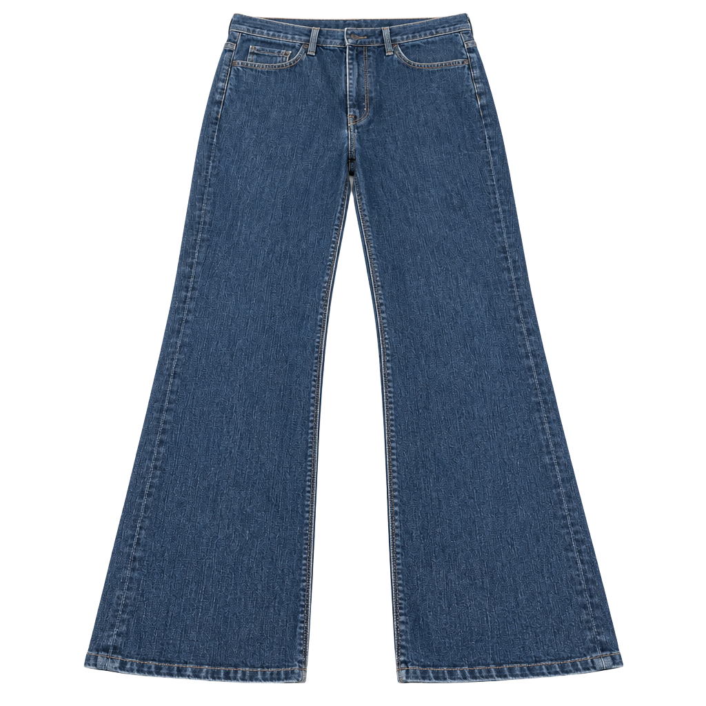 7 For All Mankind High Waist Bootcut Jeans Size 32 Blue Denim 1