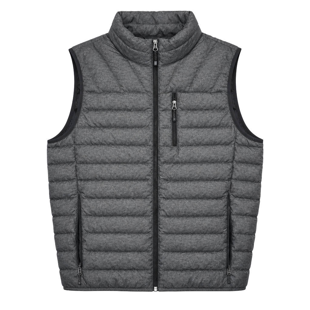 Hawke & Co. Sport Puffer Vest Size L Gray 1
