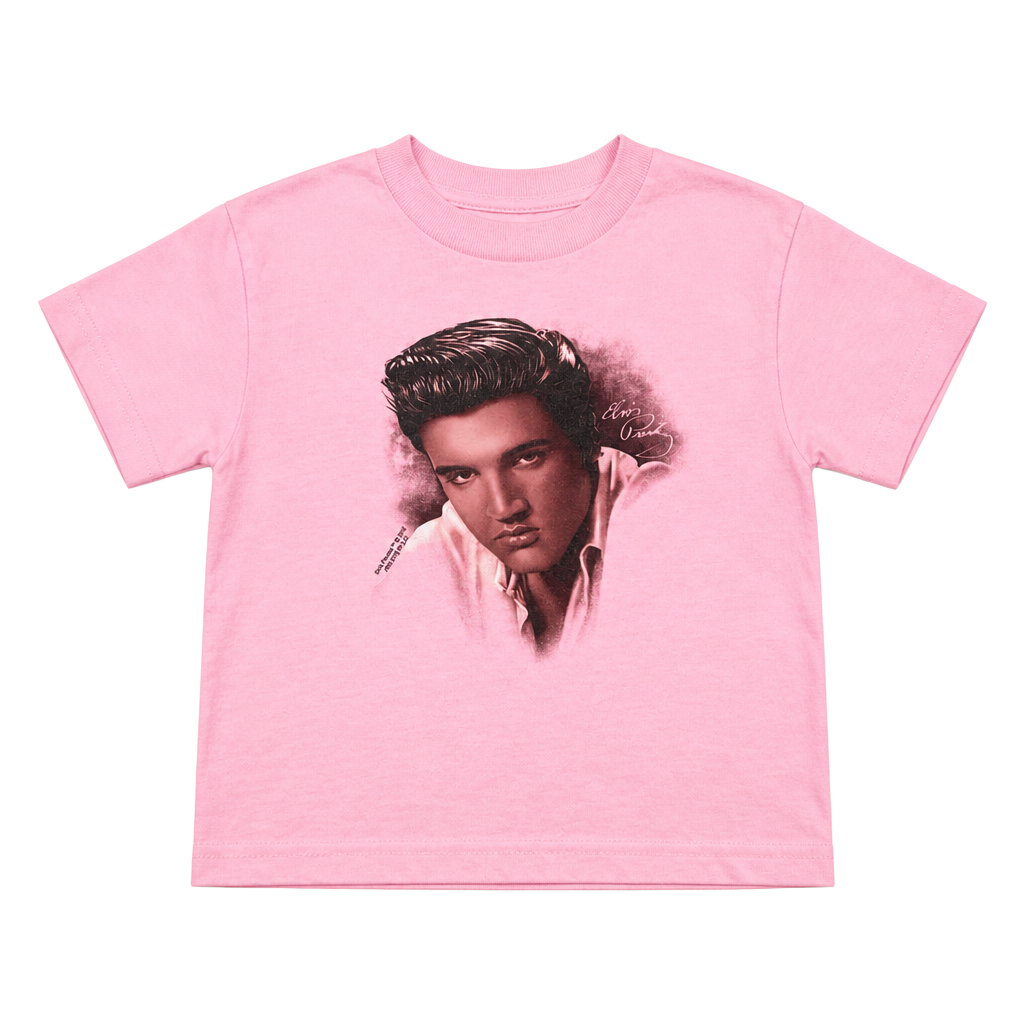 Rabbit Skins Elvis Presley The Stare T-Shirt Size 3 Pink 1