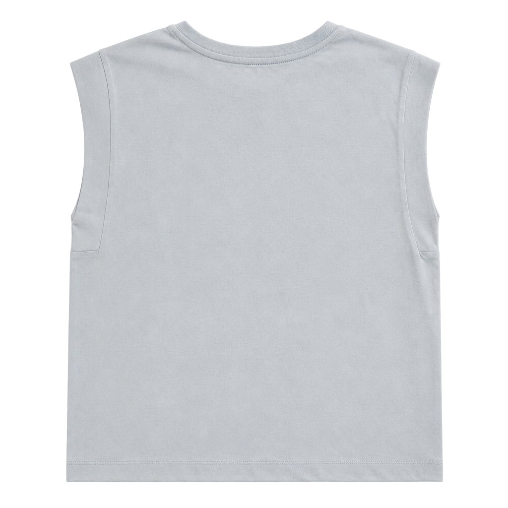 A New Day Women's Padded Shoulder Muscle Tank Top Light Blue Size Medium 1