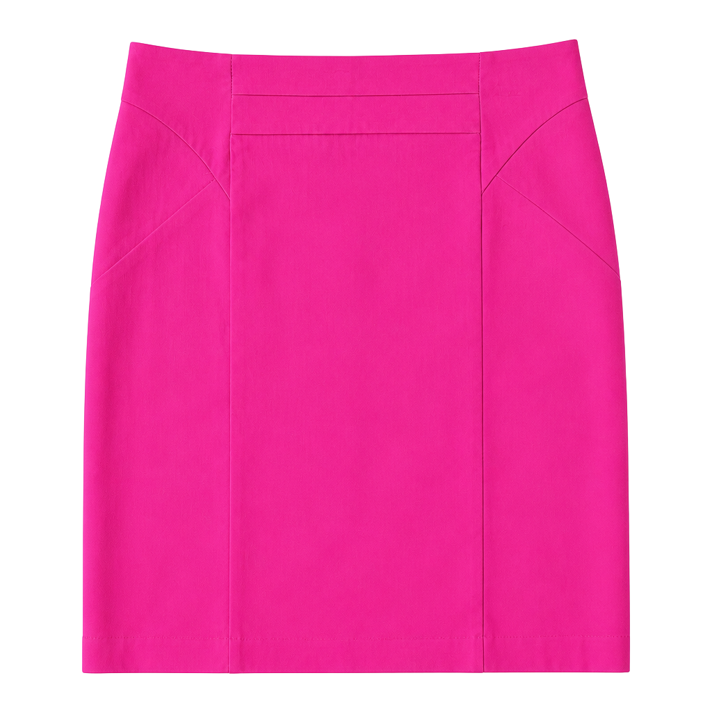 Worthington Tropical Pink Pencil Skirt Size 8 1
