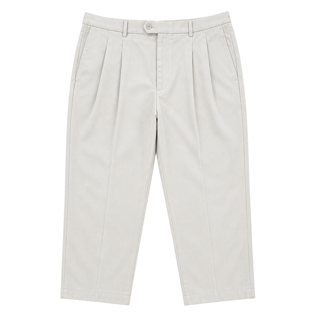 Savane Tailored 2u Comfort Waist Pleated Khaki Chino Pants 42x30 1