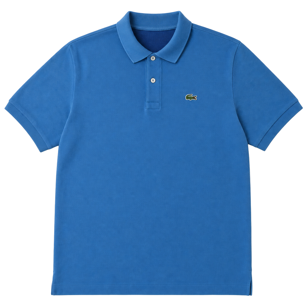 Lacoste Men's Classic Fit Pique Polo Shirt Blue Size 6 1