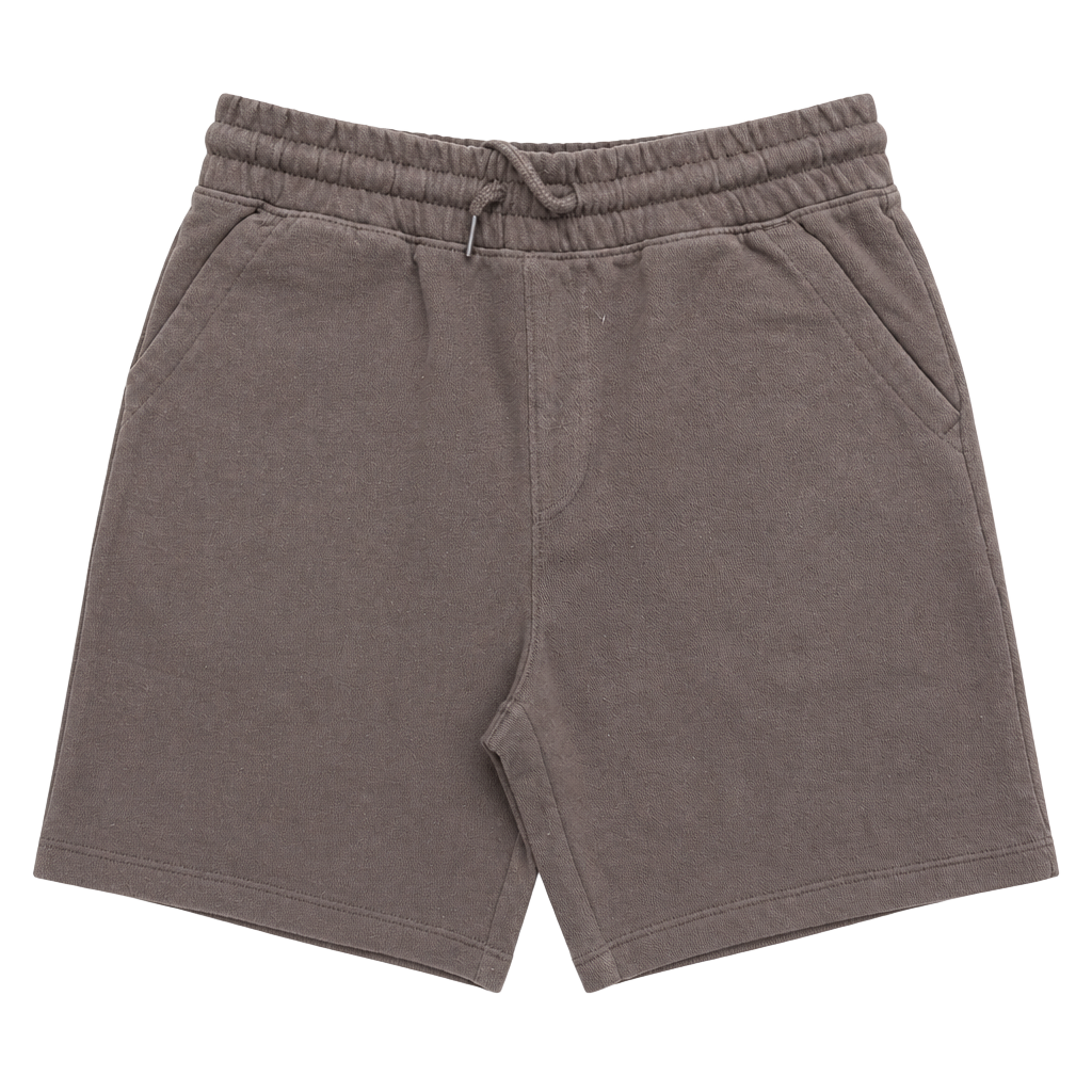 Wonder Nation Boys' Brown Fleece Shorts with Functional Drawstring, Size L (10-12) 1