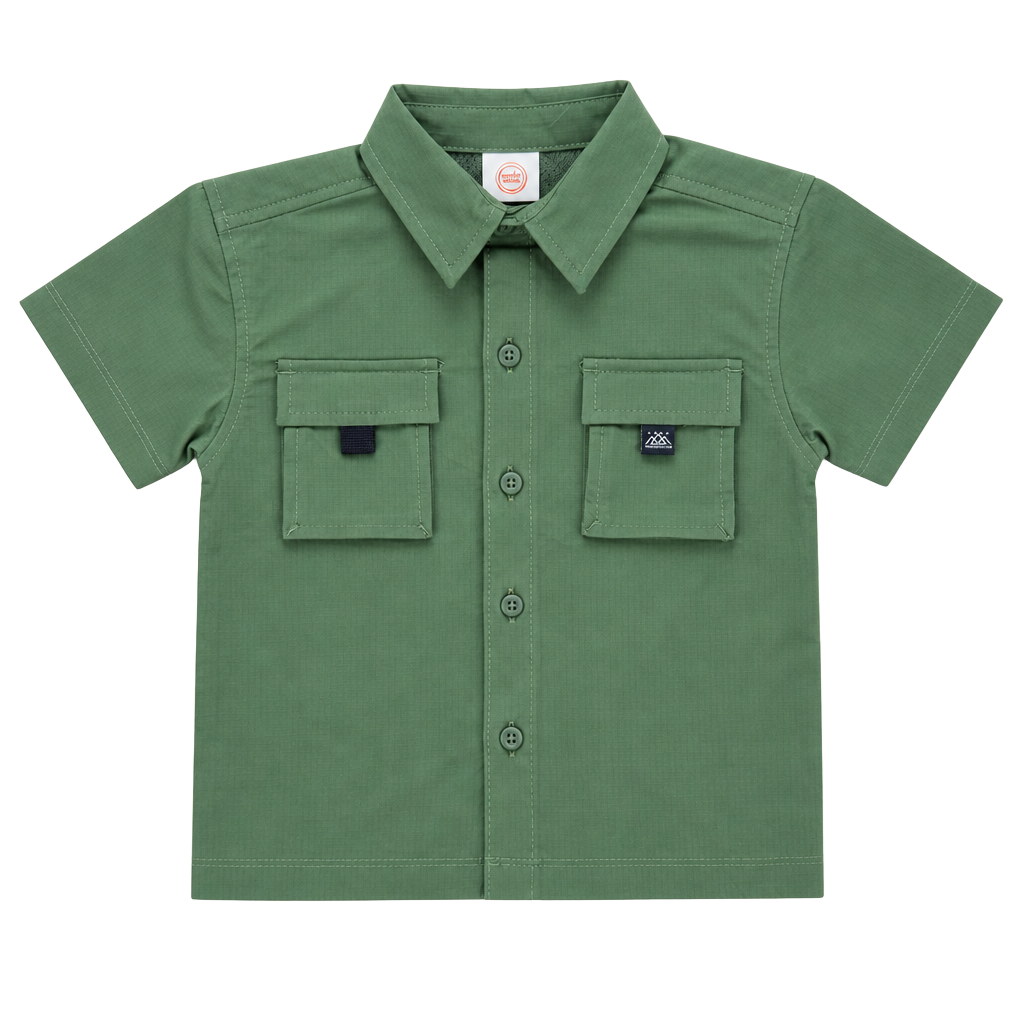 Wonder Nation Toddler Boys Adventure Shirt, Green Leaf, 18M 1