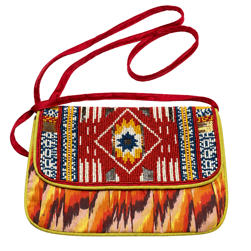 Beaded Crossbody Bag 1