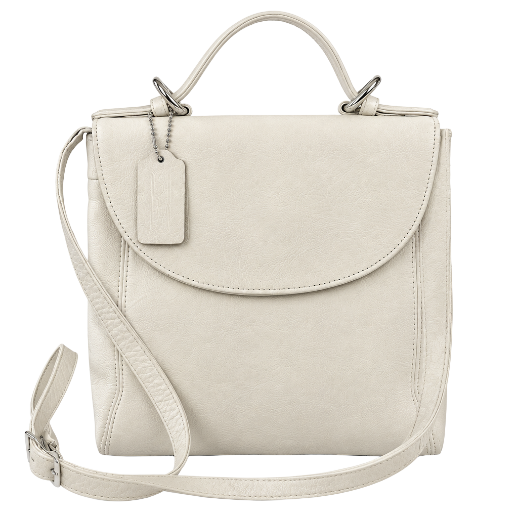 Coach Vintage White Leather Soho Handle Bag Crossbody 1