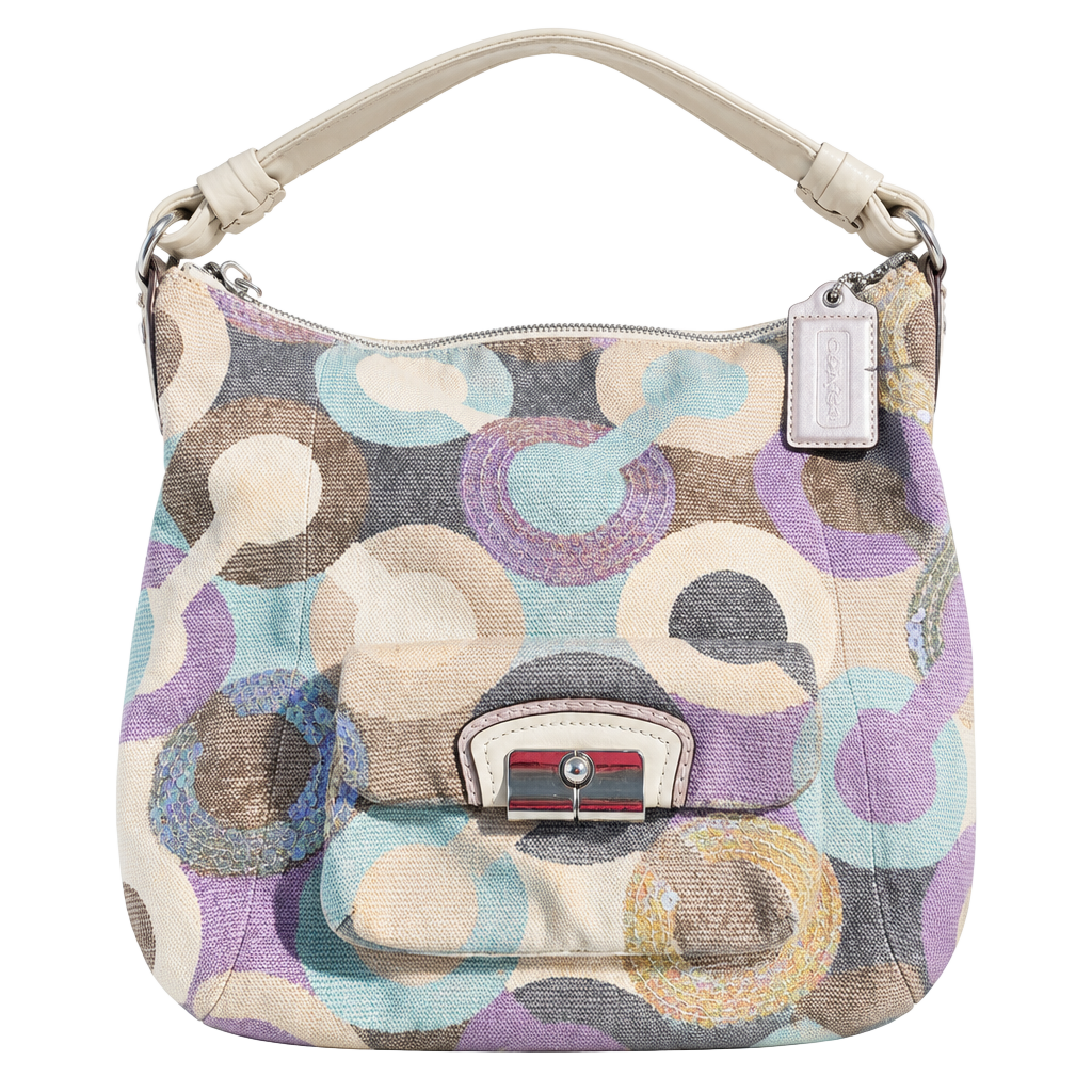 Vintage Coach Kristin Sequin OPT Art Shoulder y2k 1