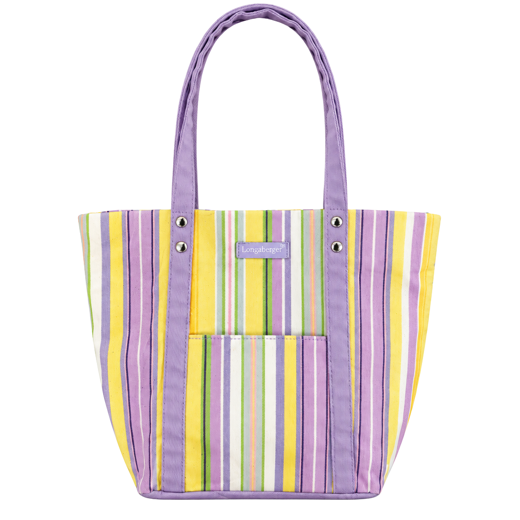 Longaberger Homestead Spring Parade Bow Tote Purse 1