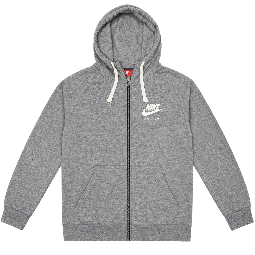 Nike Full Zip Hoodie Size XL Gray Just Do It 1