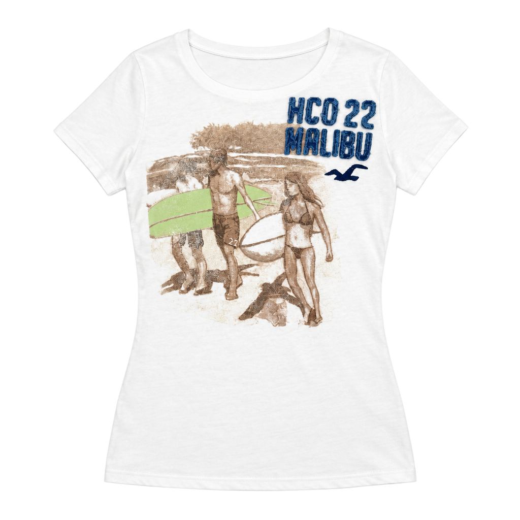 Hollister Malibu Graphic T-Shirt White 1