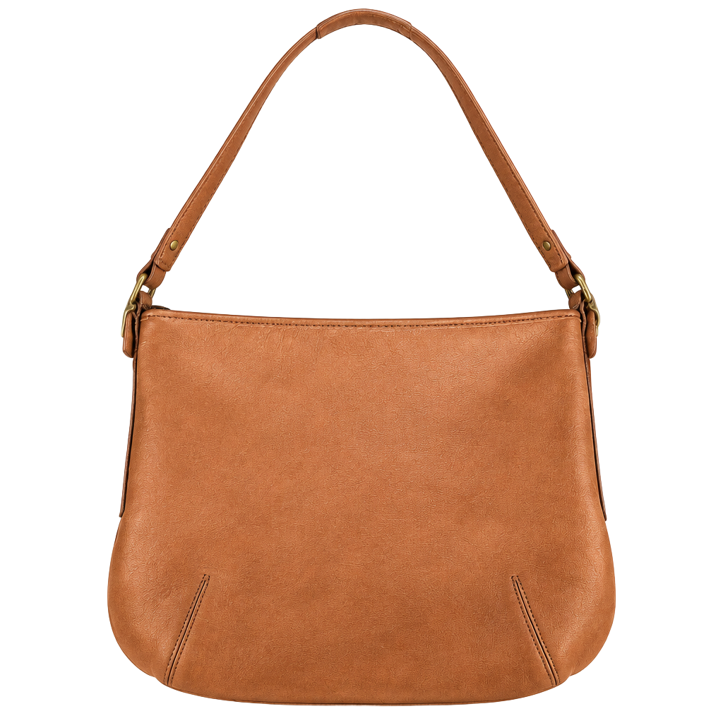 Vintage Coach Leather Hobo Shoulder Bag Brown Tan 1