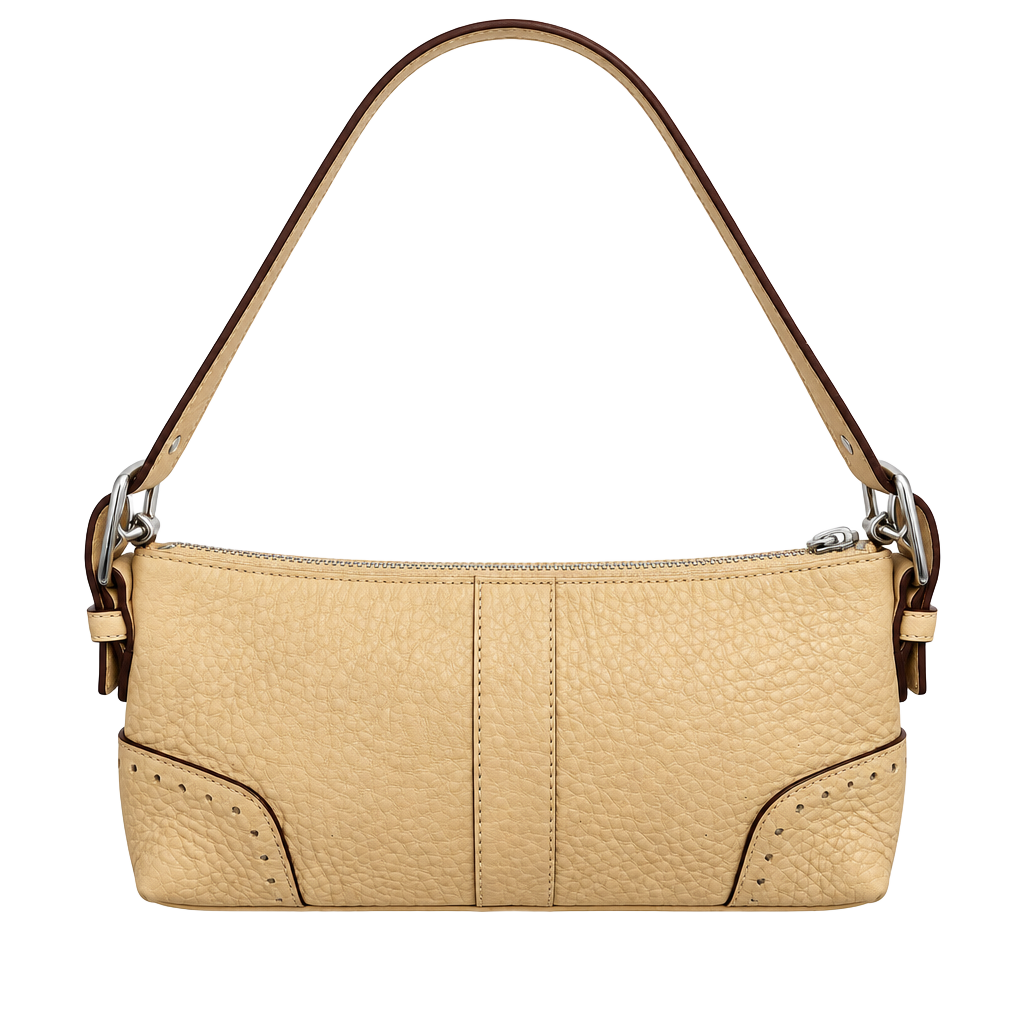 Vintage/Y2K Coach Hamilton baguette shoulder bag pebbled leather, style 5052.t 1