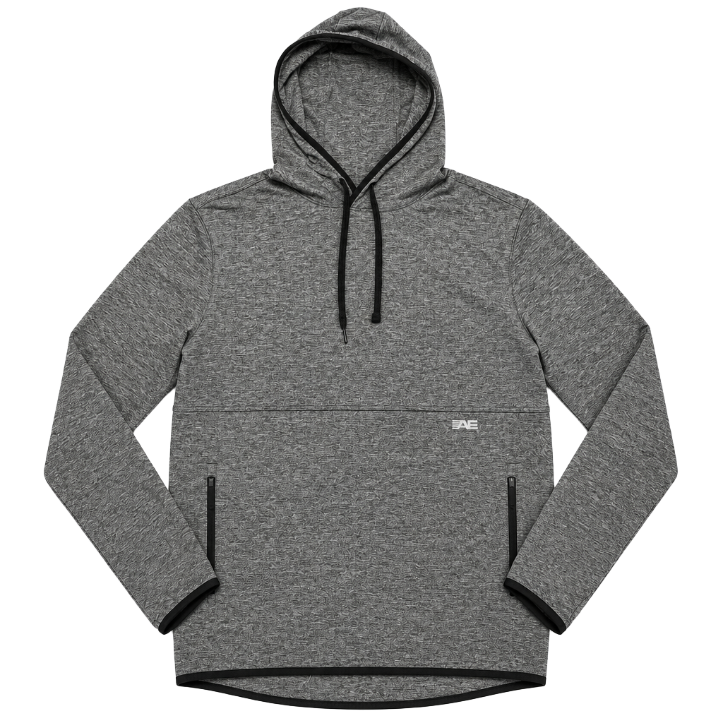 American Eagle 24/7 Active Hoodie Size M Gray Performance 1
