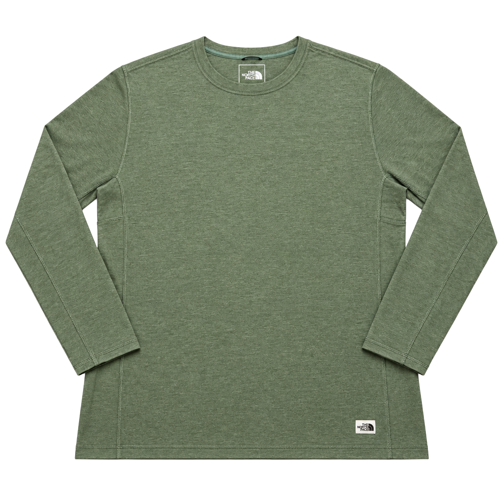 The North Face Long Sleeve Shirt Olive Green size XL 1