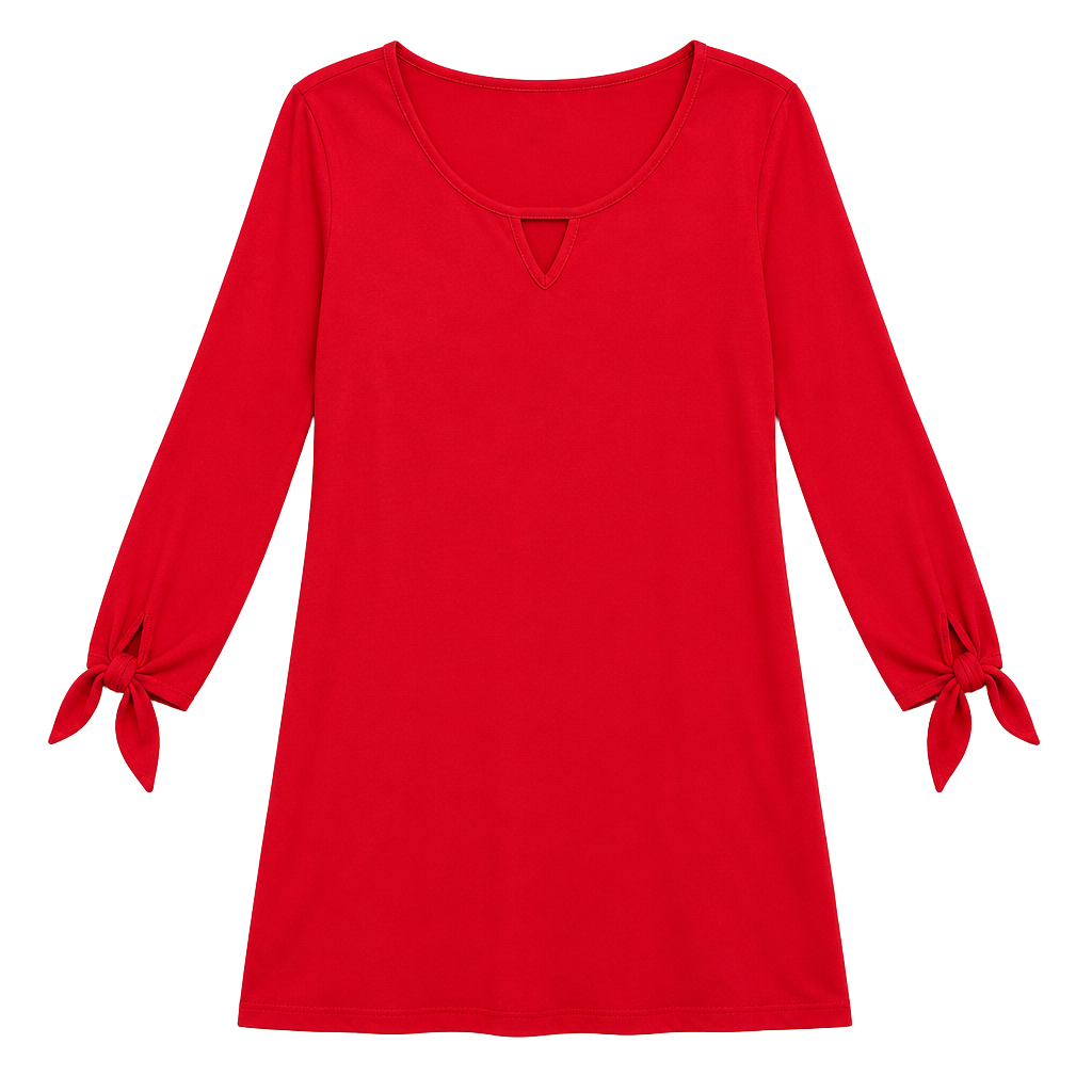 Crown & Ivy Red Midi Dress 1