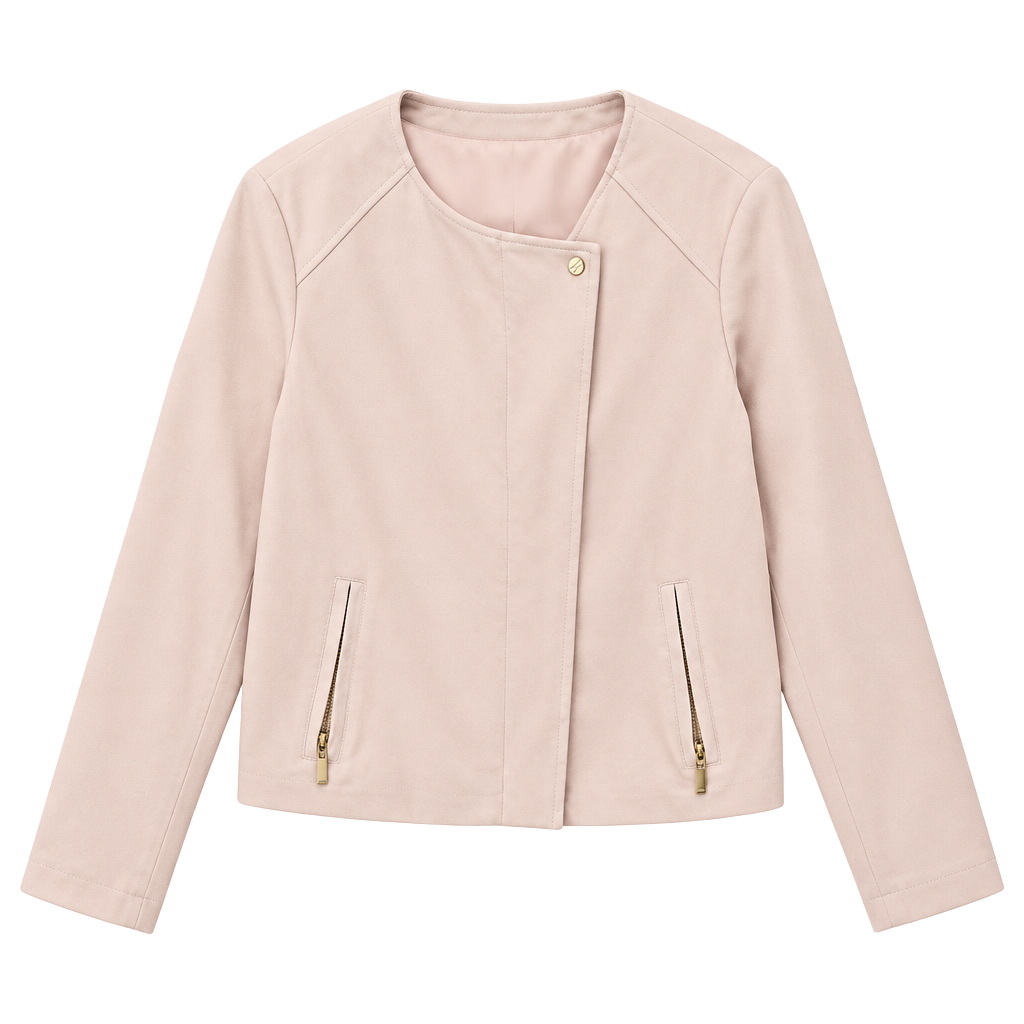COPY - Rafaella jacket size 6 light pink 2 pockets with zippers 1