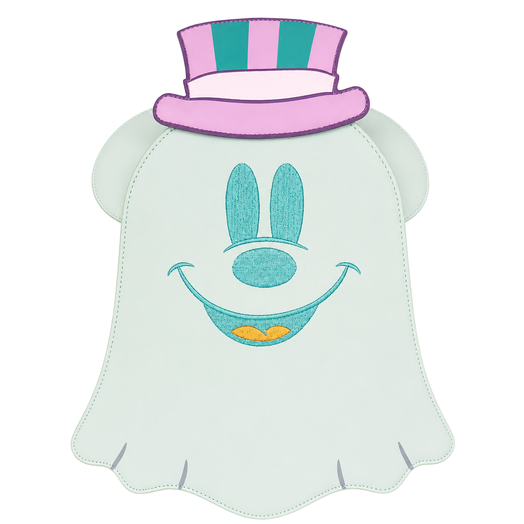 Loungefly Disney Pastel Mickey Mouse Ghost Glow-in-the-Dark Mini Backpack 1