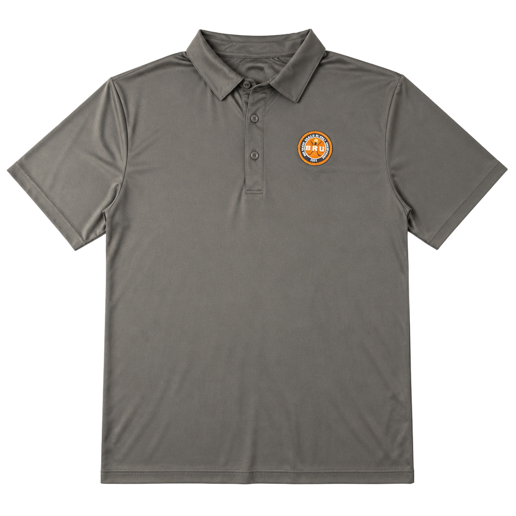 Grey Polo Shirt Inaugural Golf Tournament 2024 Patch Men's Size L 1