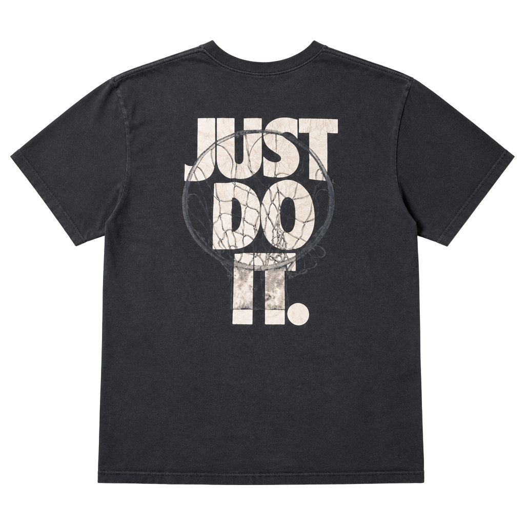 Nike Just Do It Basketball Net Graphic T-Shirt Black XL 1