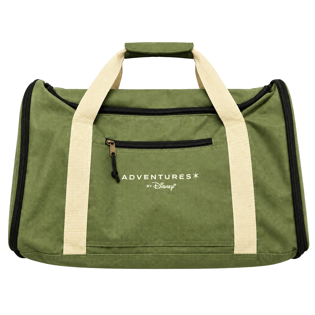 Adventures By Disney Green Collapsible Travel Duffle Bag 1
