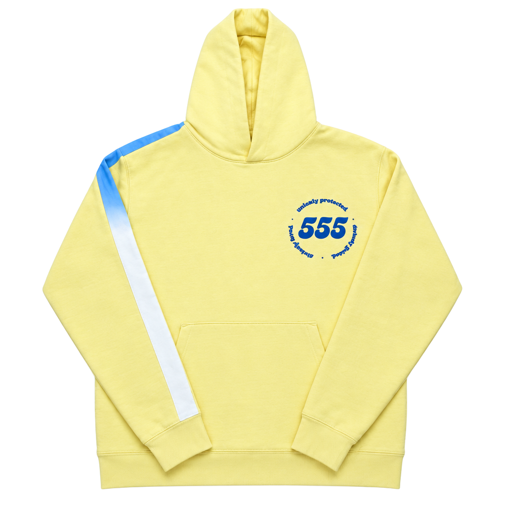 Galactic Federation Of Light 555 Hoodie Size M Yellow 1