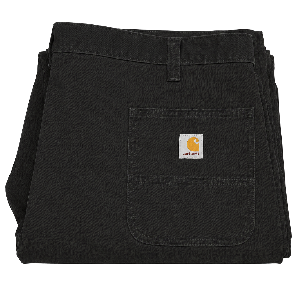 Carhartt Relaxed Fit Work Pants Size 46x30 Black Utility Carpenter Dungarees 1