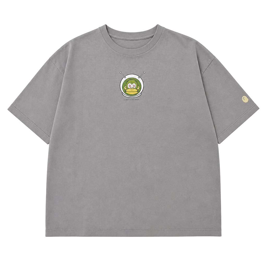 Space Monkey T-Shirt Gray 1