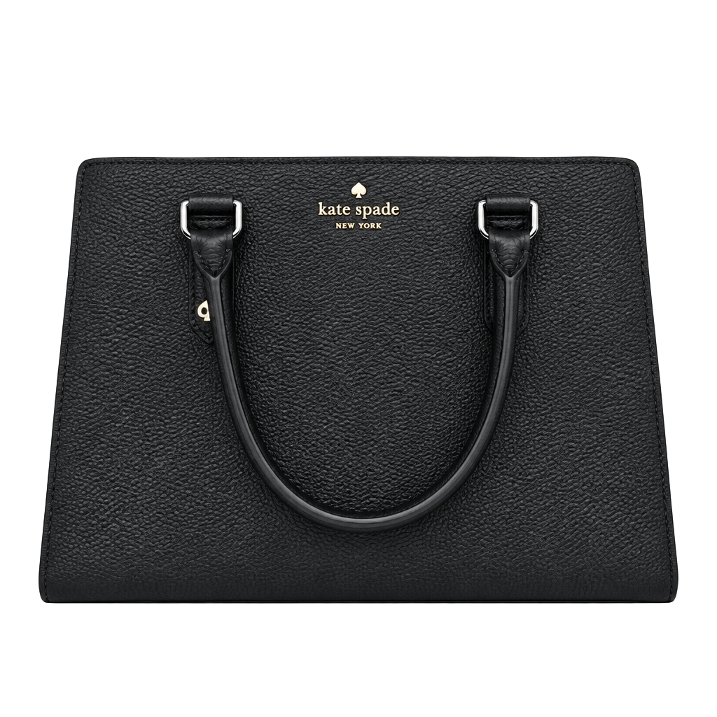 Kate Spade New York Mulberry Street Lise Satchel Black Pebbled Leather Handbag 1