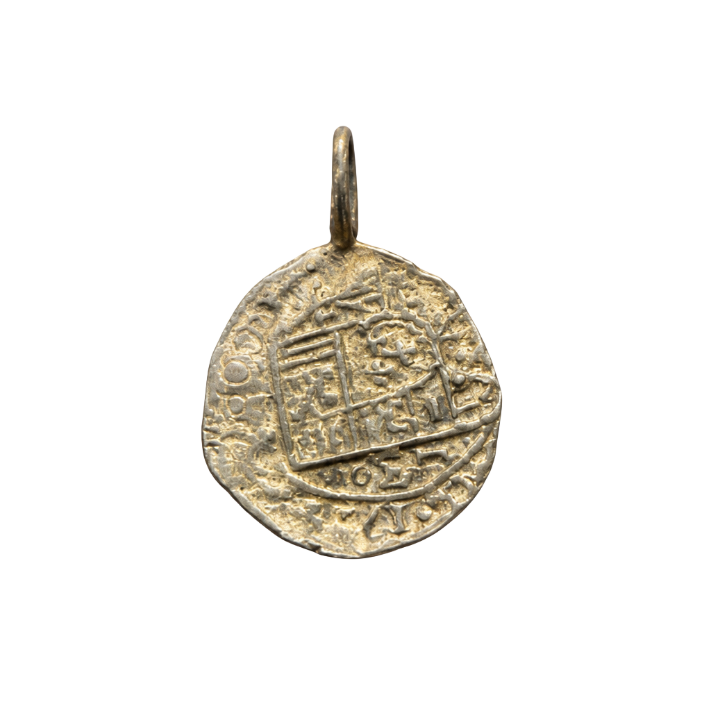 Atocha Style Spanish Pieces of Eight Silver Coin Pendant 1