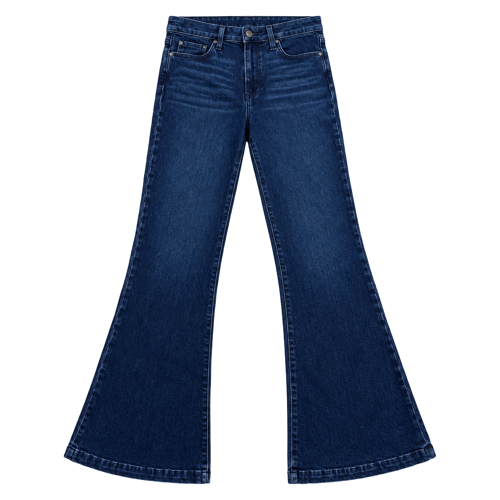 PAIGE Women's Jeans 29 Quiet Luxury Old Money Y2K Americana Retro Genevieve High Rise Flare Dark Wash Stretch Denim Bell Bottom 70s Made in USA 1