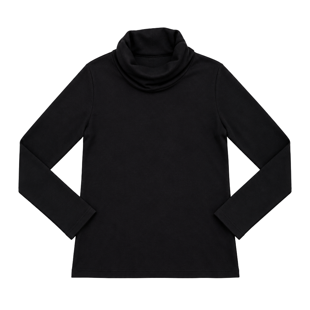 Tommy Hilfiger Women's Top XL Preppy Old Money Y2K Americana Quiet Luxury Black Waffle Knit Cowl Neck Side Zip Long Sleeve Thermal Cotton Blend Wide Cuff 1