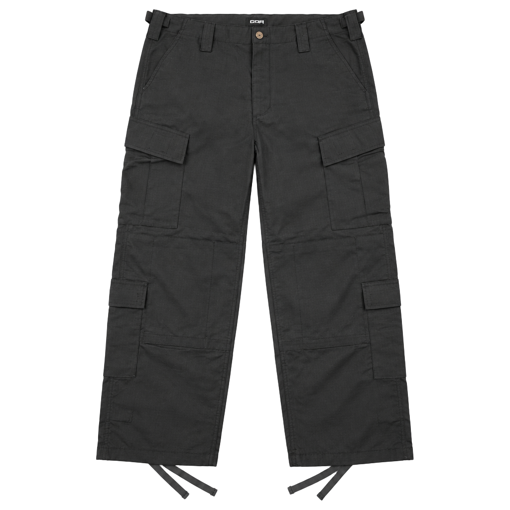 CQR Tactical Pants Size L Regular Black Cargo Work Uniform NWT 1