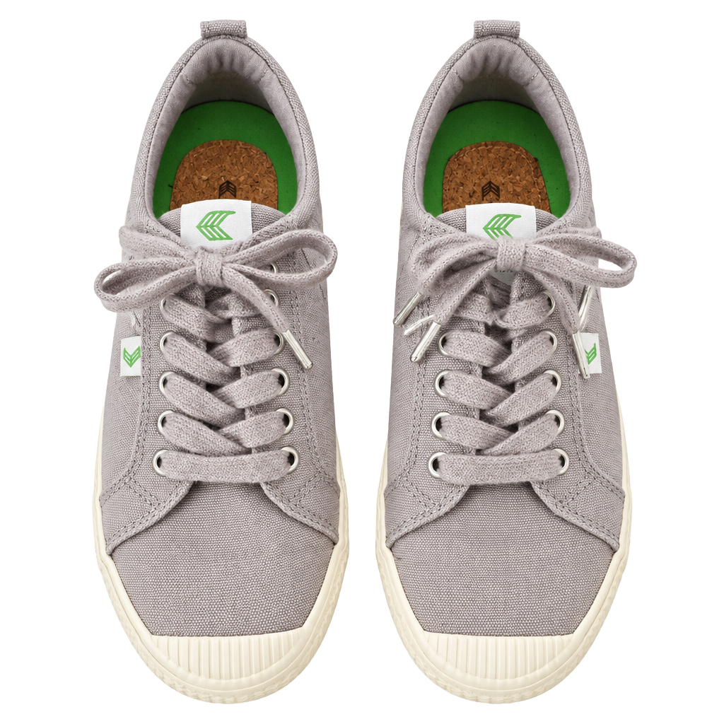 Cariuma Oca Low Sneakers Mystic Gray Canvas 1