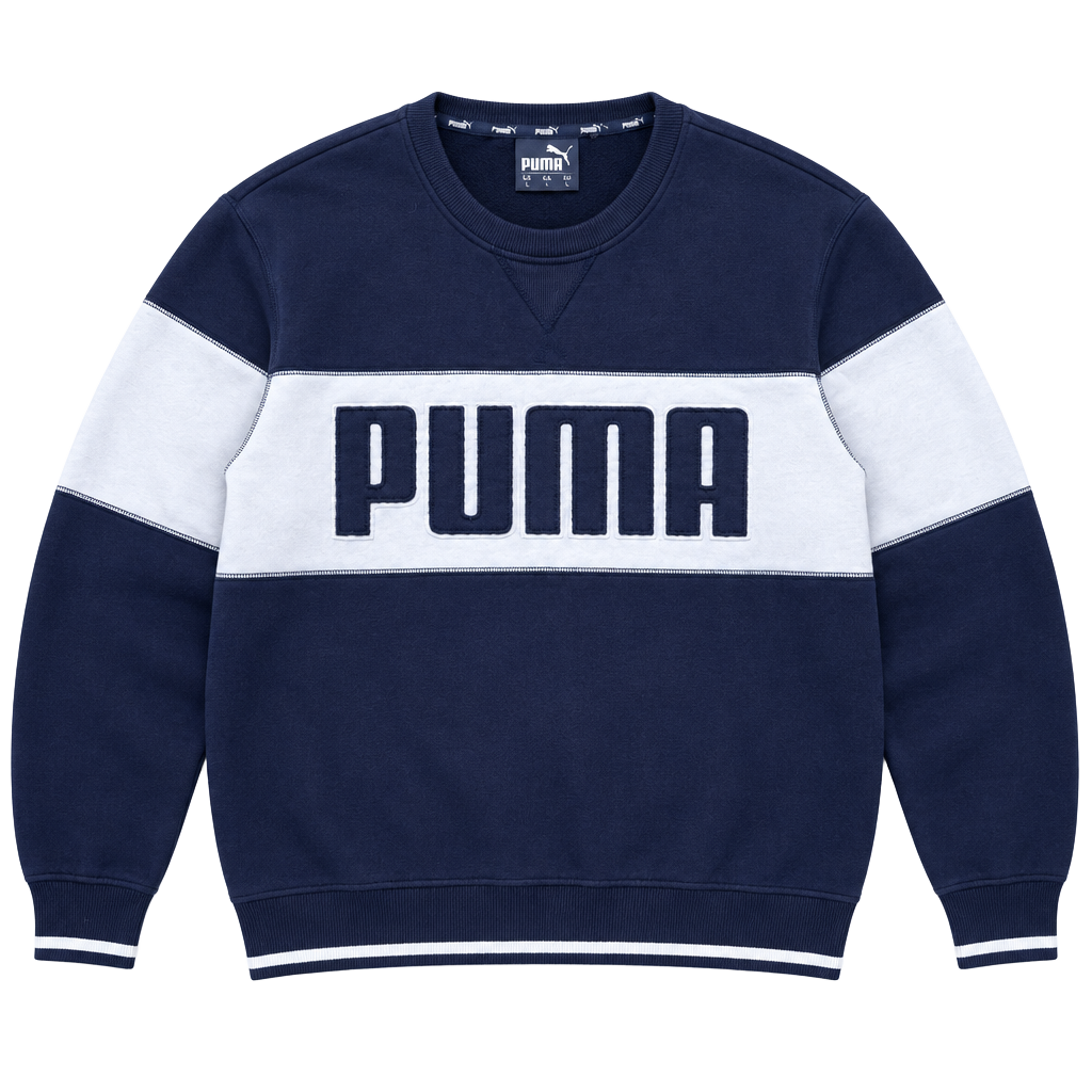Puma Vintage Logo Striped Sweatshirt Sample 1