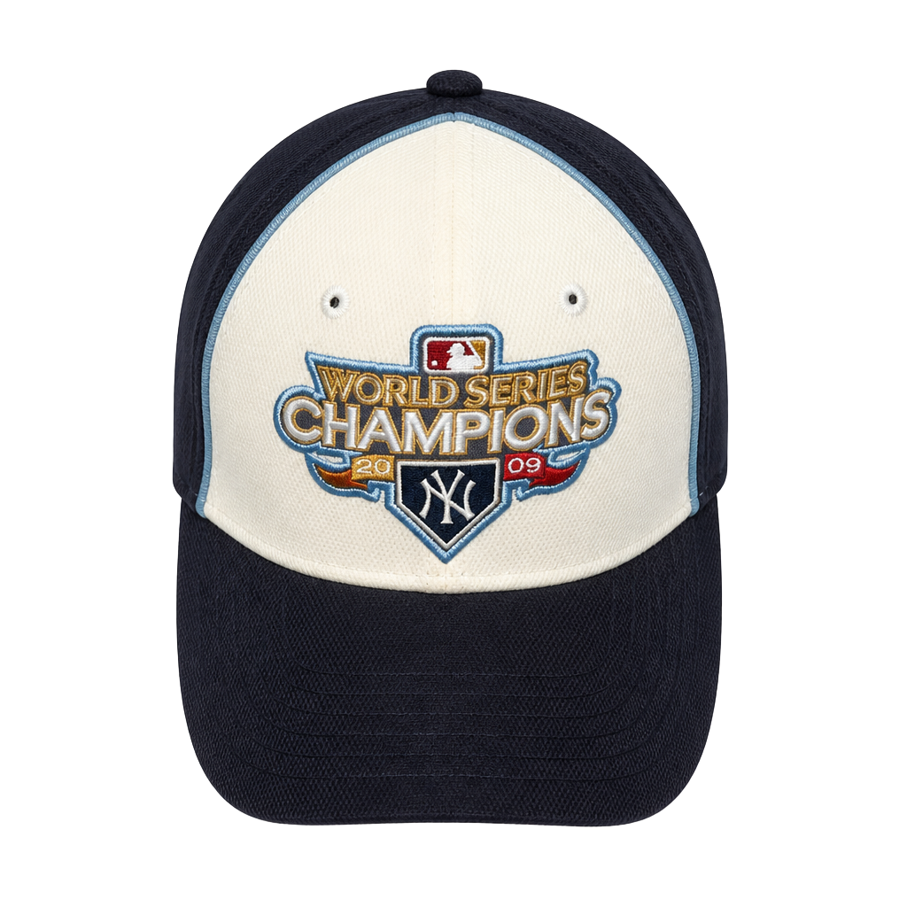 New Era 39THIRTY New York Yankees 2009 World Series Champions Locker Room Trophy Fitted Hat 1