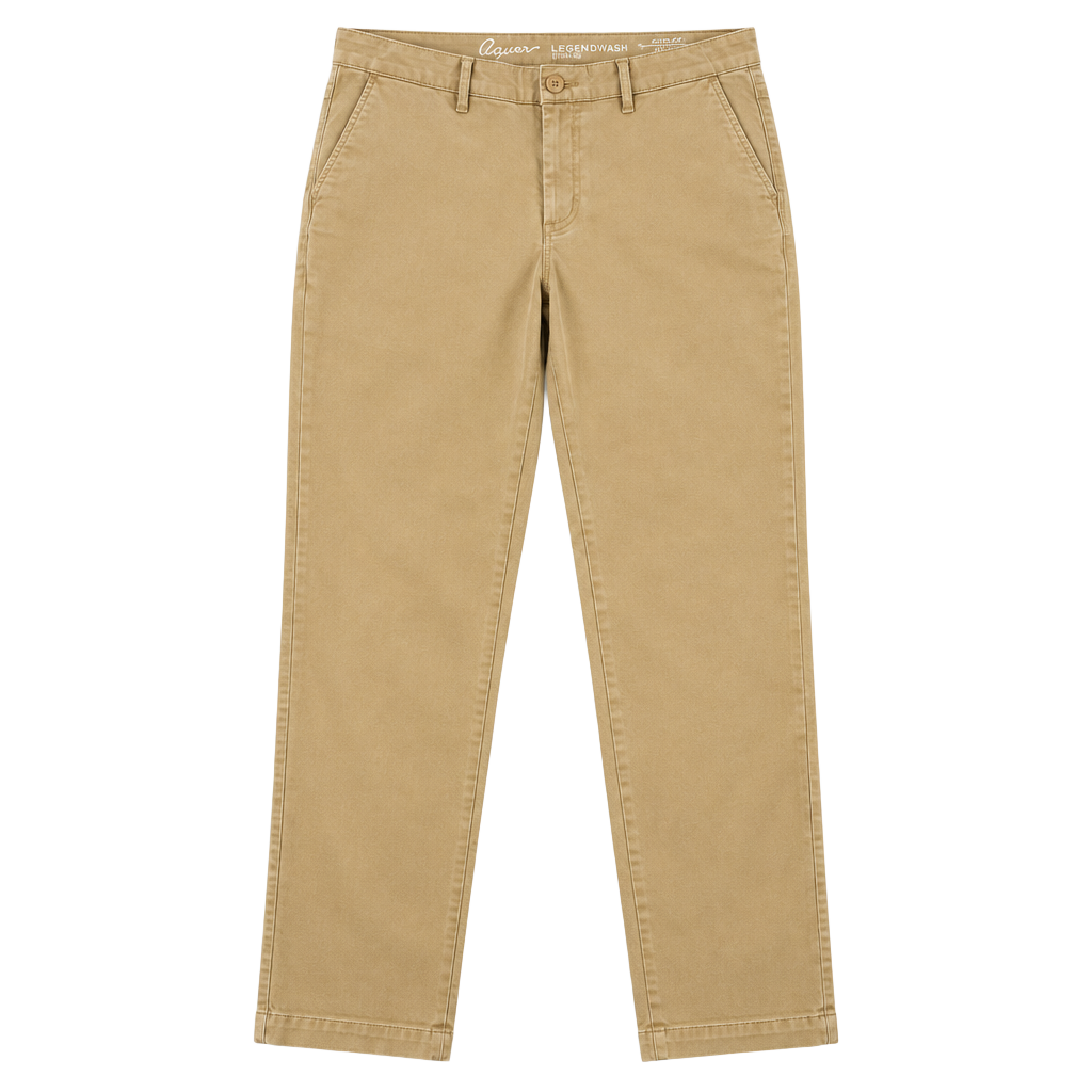 Eddie Bauer Legendwash Stretch Boyfriend Slim Chinos Women's Size 8 Khaki Tan 1