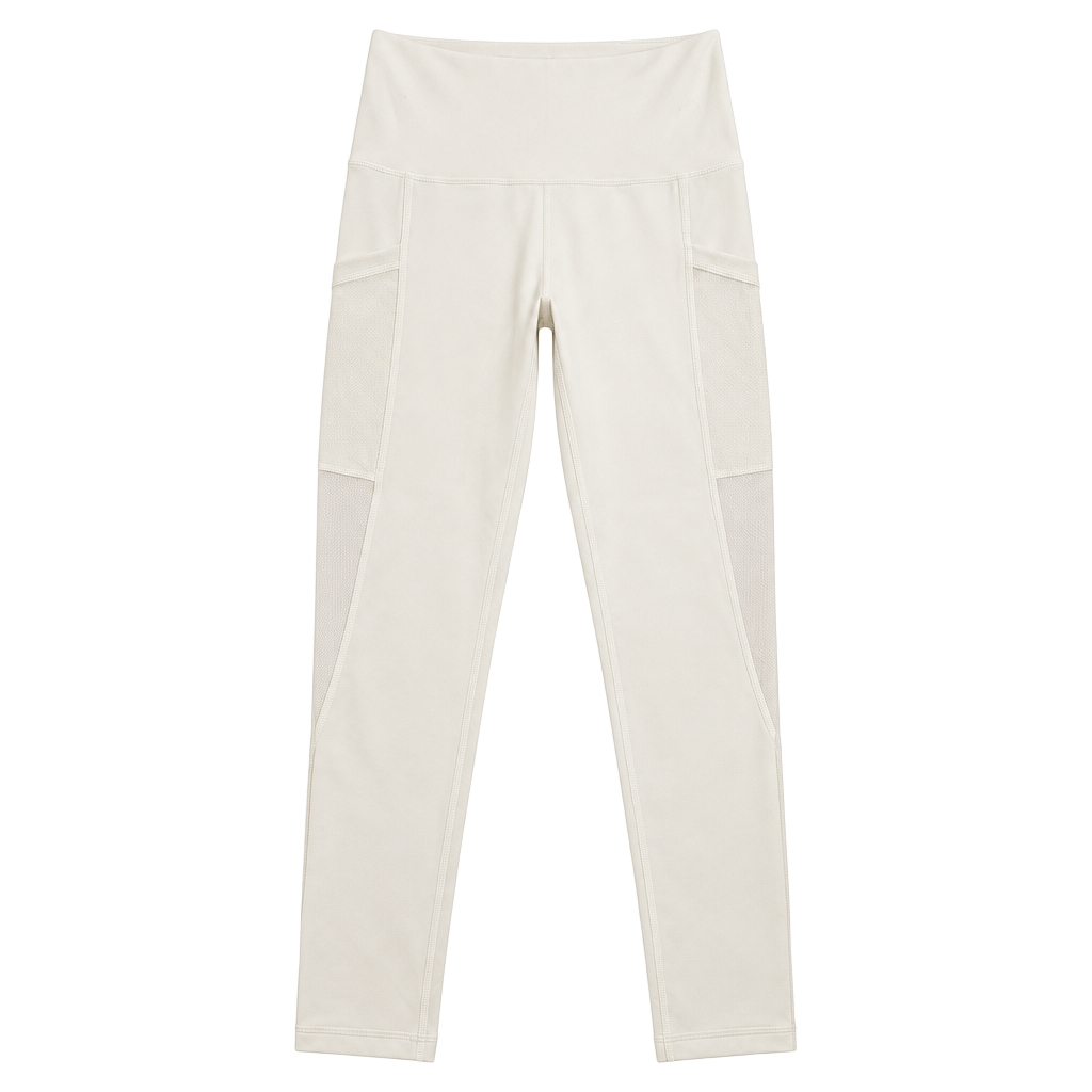 Offline By Aerie Leggings Size S Short White Mesh Panel High Rise 1