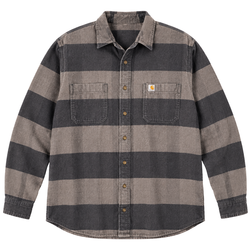 Carhartt Rugged Flex Hamilton Fleece Lined Shirt Jac Size 3XL Tall Plaid 1