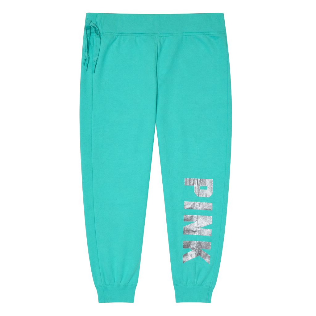 PINK Victoria's Secret Relaxed Jogger Size S Teal 1