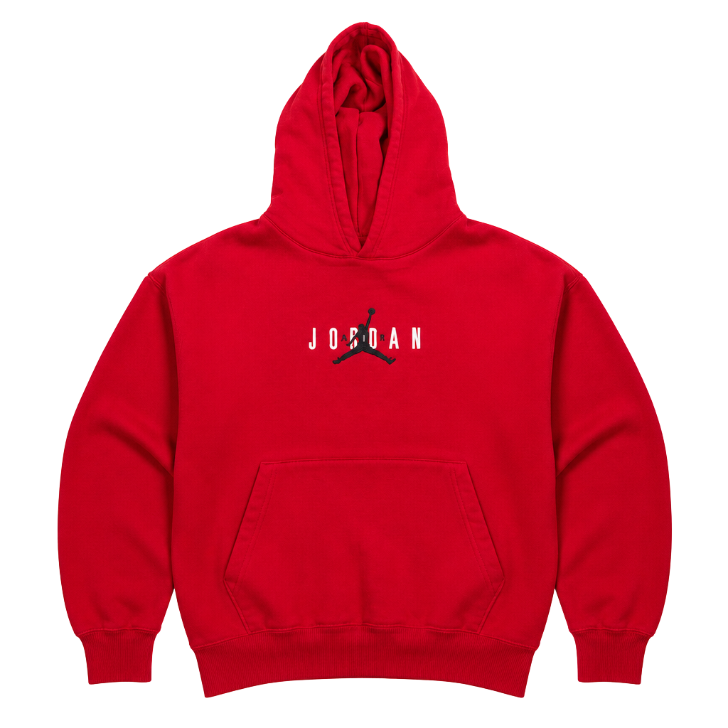 Jordan Air Jordan Red Pullover Hoodie XL Black Jumpman Logo 1