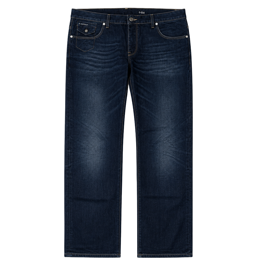 G-Star Raw Morris Low Straight Jeans Size 38x34 Blue Denim 1