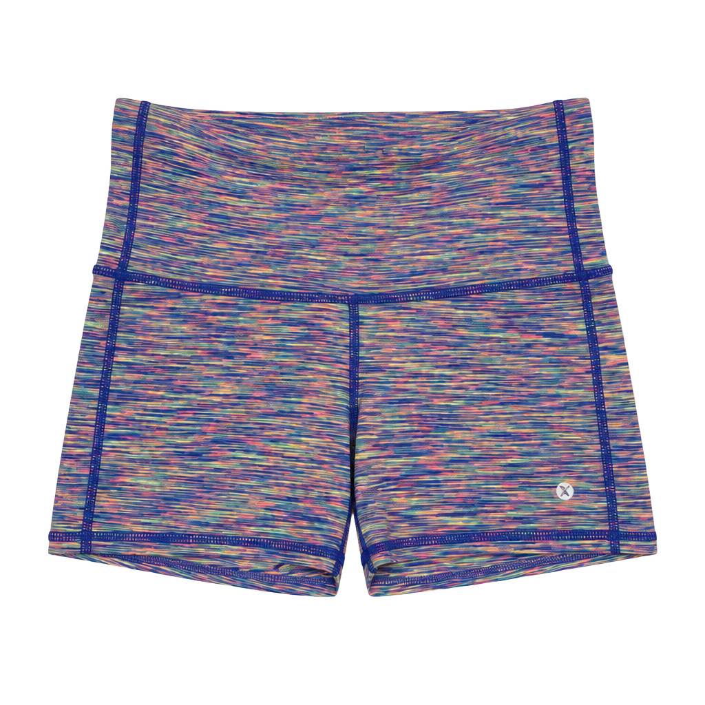 Xersion Women's Space Dye Fitted Athletic Shorts - Size S 1