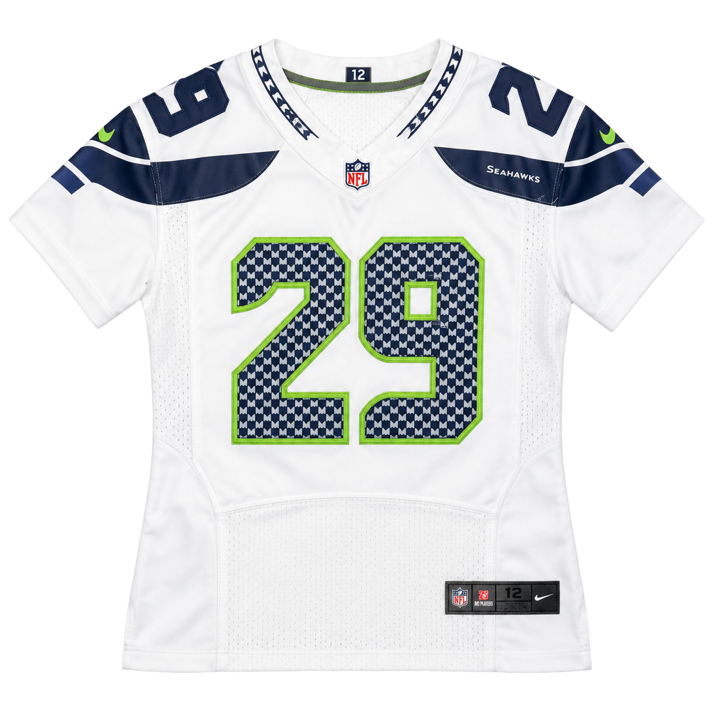 Nike Seattle Seahawks Earl Thomas 29 Jersey Size 44 White 1