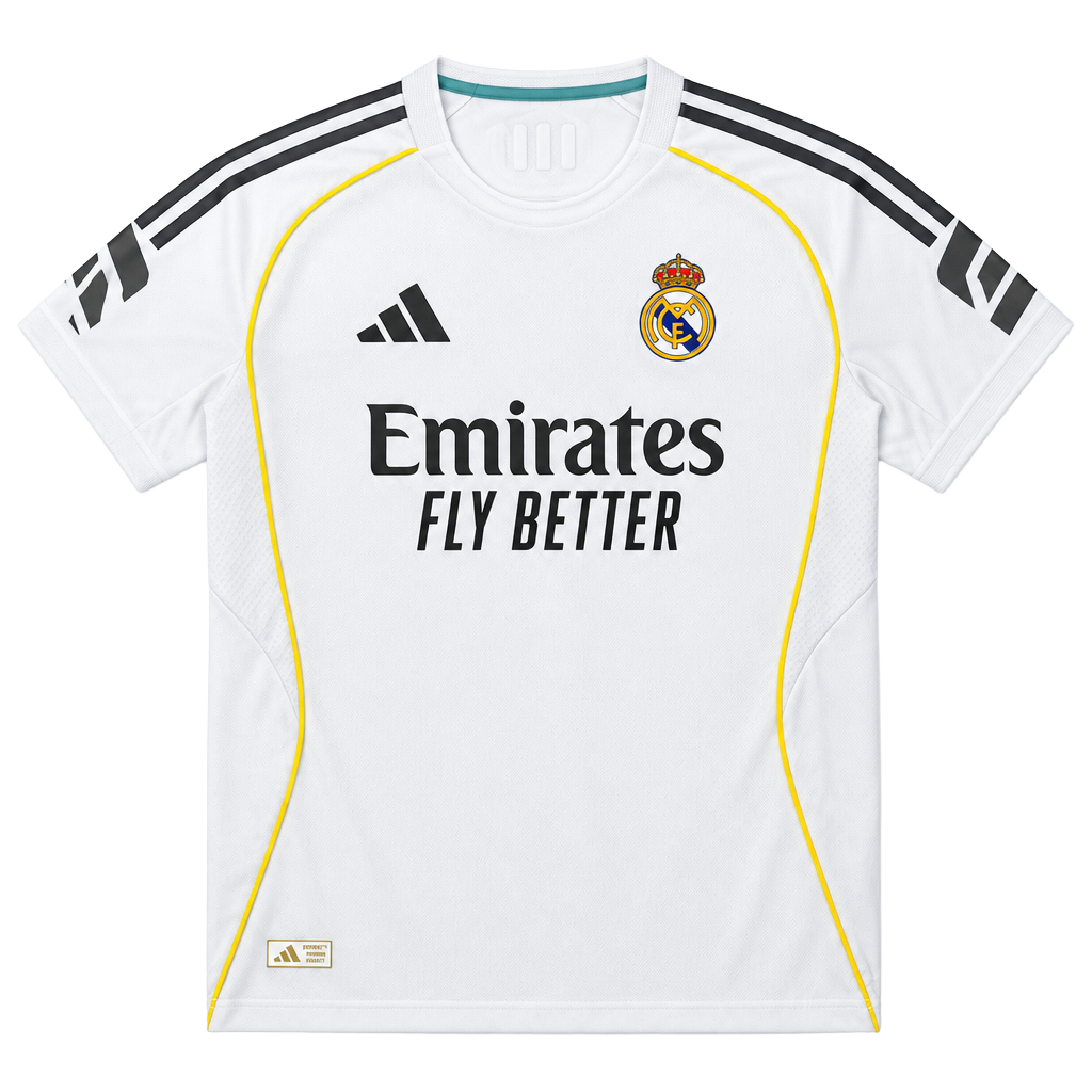 Adidas Real Madrid Vini Jr. 7 Jersey Size L White 1