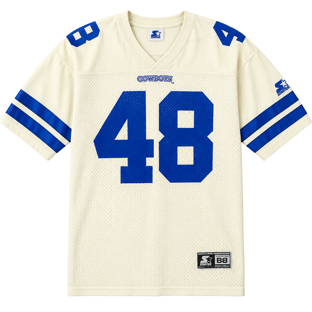 Starter Dallas Cowboys Johnston 48 Jersey Size 52 XL Vintage 1