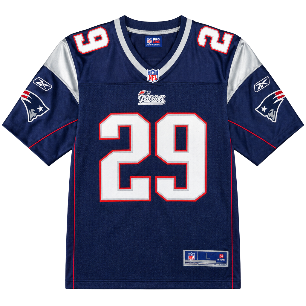 NFL Pro Line New England Patriots Jersey Size M Blue #29 1