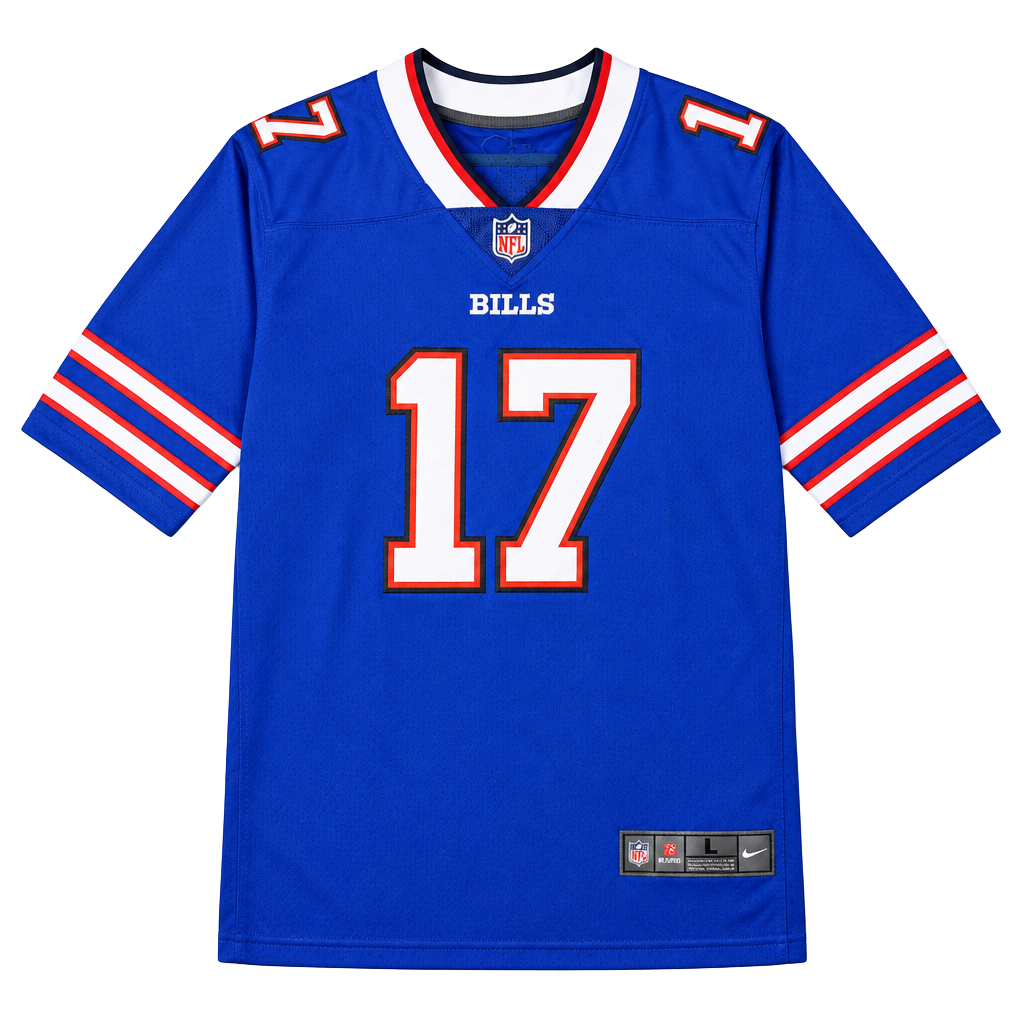 Nike Buffalo Bills Josh Allen #17 Jersey Size L Blue NFL Football 1