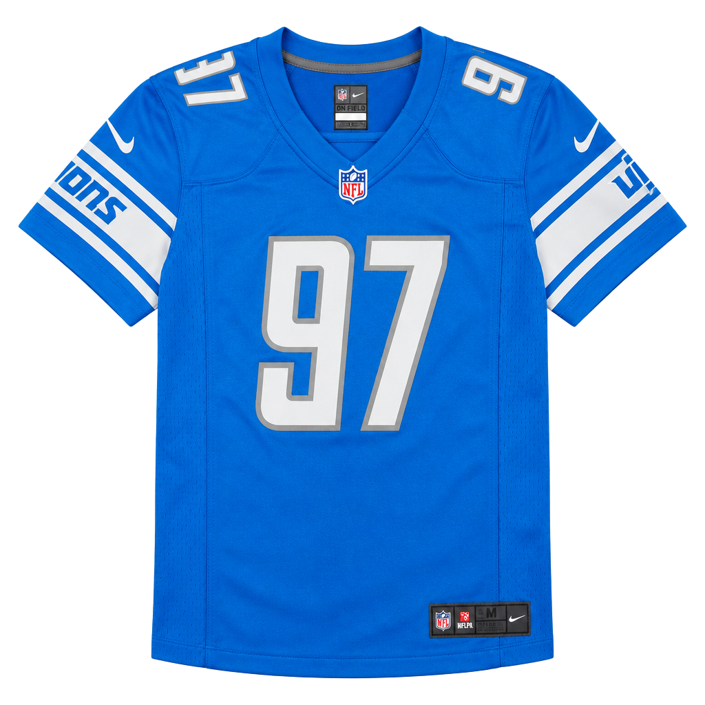 Nike NFL Detroit Lions 97 Jersey Size M 1