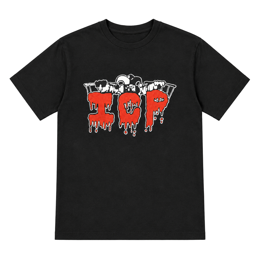 Insane Clown Posse Dog Beats ICP T-Shirt Black Graphic Tee 1